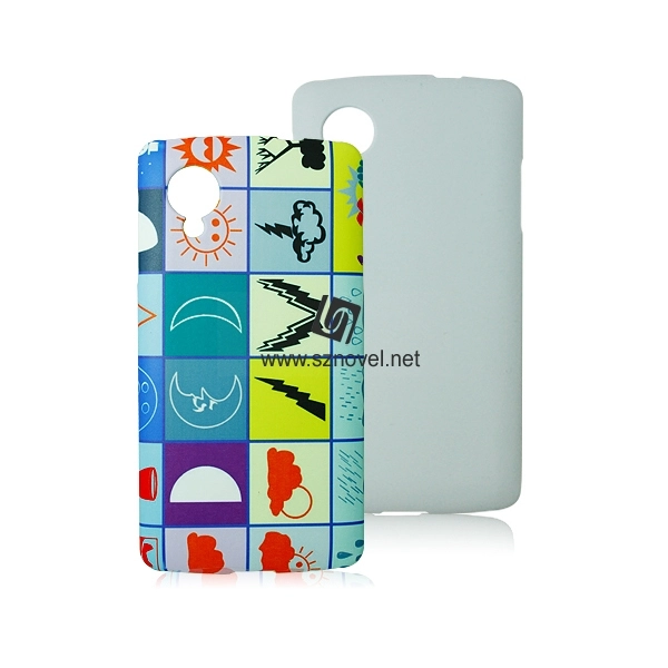 For Google Nexus 5 Blank 3D Sublimation Plastic Phone Case