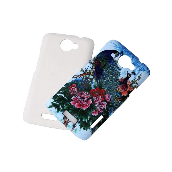 For HTC ONE X Plastic 3D Sublimation Phone Case
