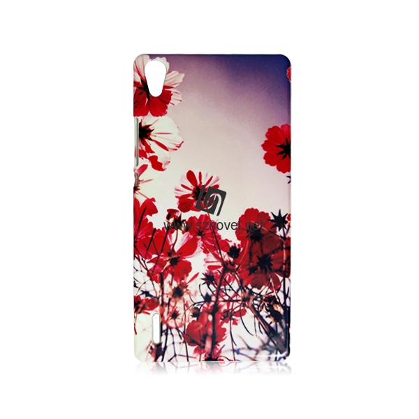For Huawei P7 Sublimation 3D Blank Plastic Phone Case