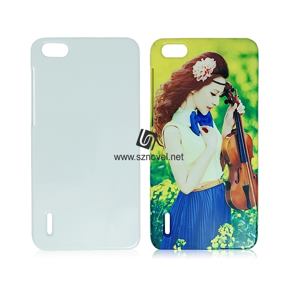 For Huawei Honor 6 Sublimation Blank 3D Plastic Phone Case