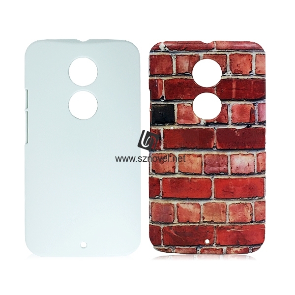 3D Sublimation Plastic Phone Case for MOTO X2