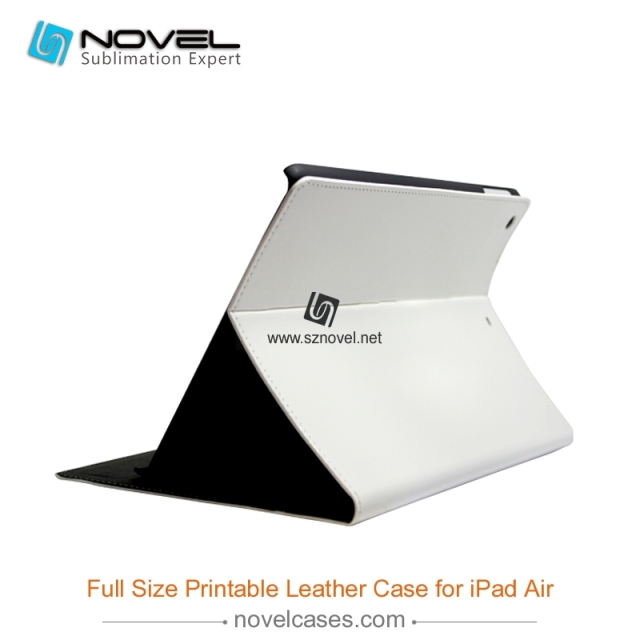 Full Size Printable Sublimation PU Leather Flip Cover for iPad Air