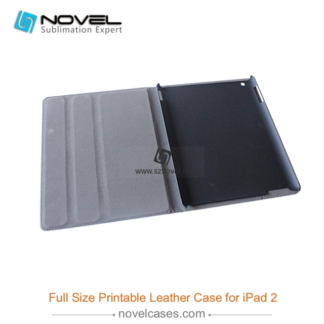 Full Size Printable Sublimation PU Leather Flip Cover for iPad 2/3