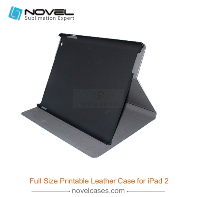 Full Size Printable Sublimation PU Leather Flip Cover for iPad 2/3