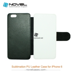 For iPhone 6 Sublimation PU Leather Phone Case, PU Phone Wallet