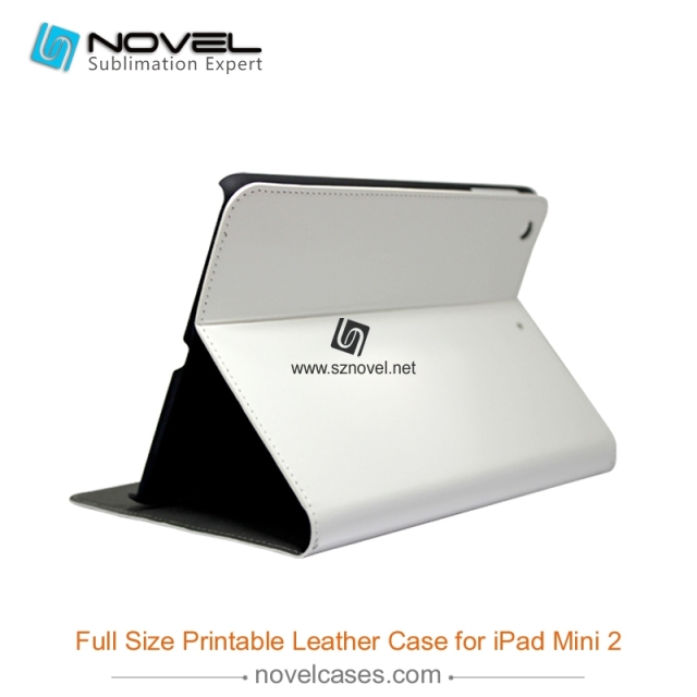 Full Size Printable Sublimation PU Leather Flip Cover for iPad Mini 2