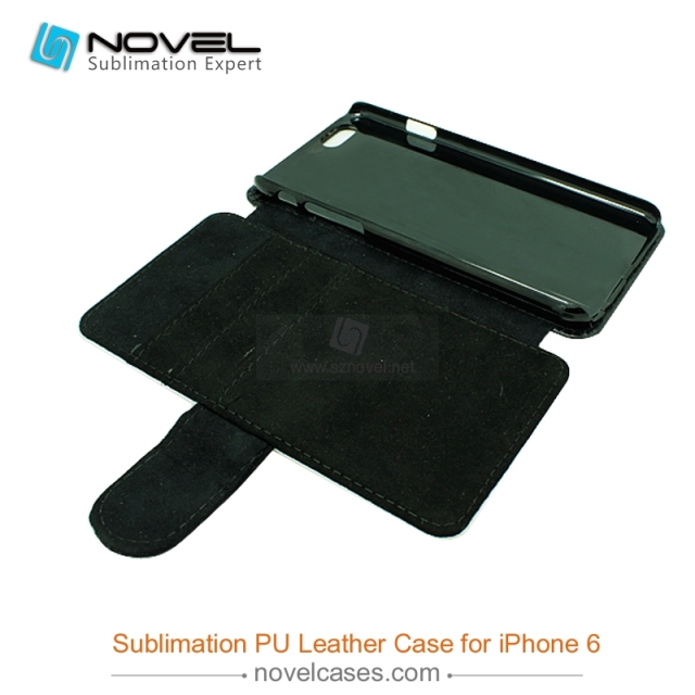 For iPhone 6 Sublimation PU Leather Phone Case, PU Phone Wallet