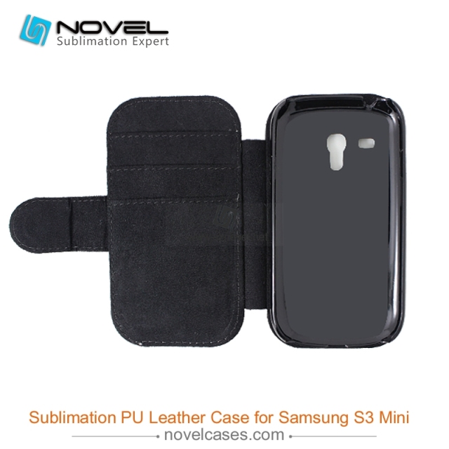 For Sam sung Galaxy S3 Mini Sublimation PU Leather Phone Case, PU Phone Wallet