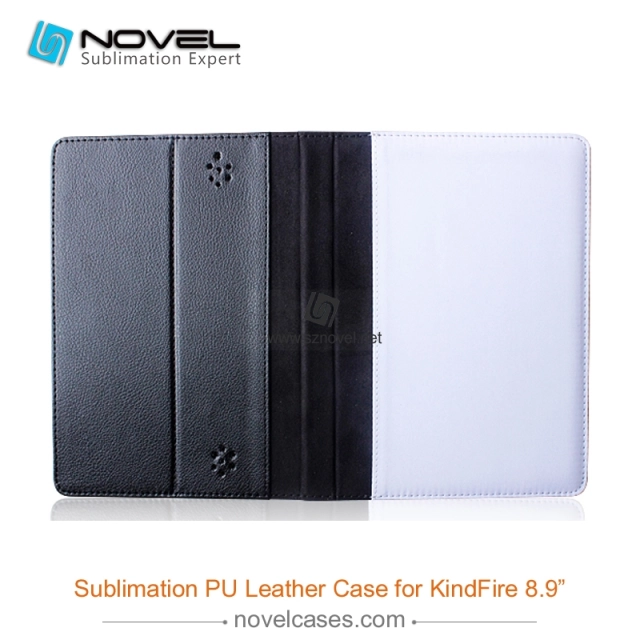 For Amazon Kindle Fire 8.9&quot; Sublimation Leather Case