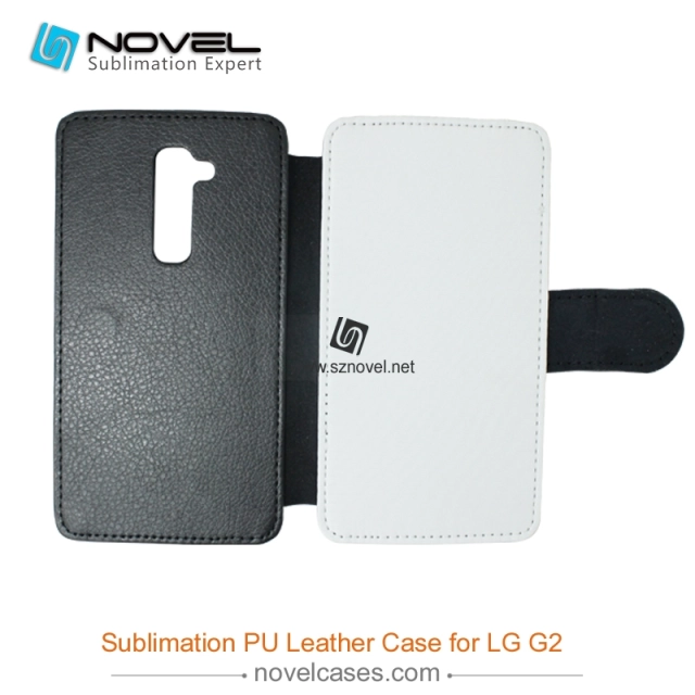 For LG G2 Sublimation Leather Wallet, Blank PU Leather Phone Case