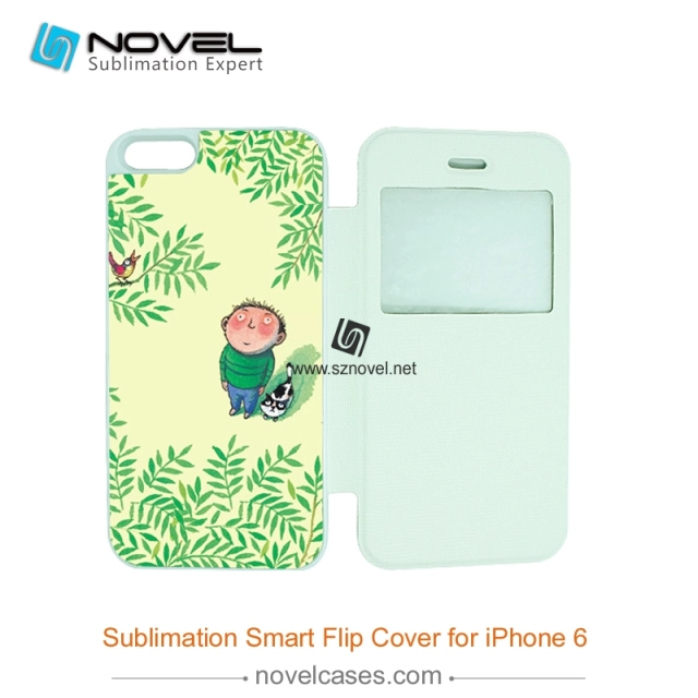 For iPhone 6 Sublimation Smart Flip Cover