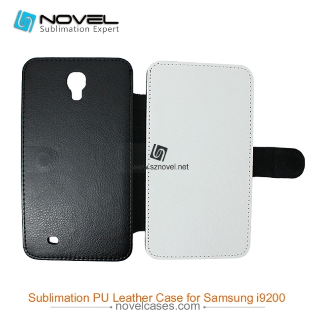 For Sam sung Galaxy Mega I9200 Sublimation Leather Case, Leather Phone Wallet