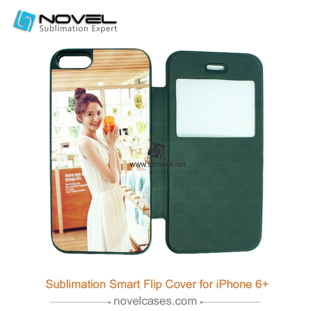 For iPhone 6 Plus Sublimation Smart Flip Cover