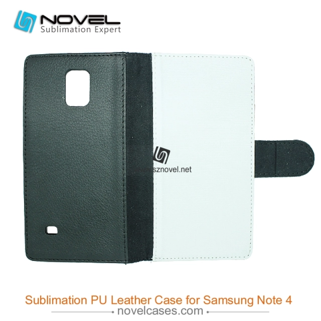 For Sam sung Galaxy Note 4 Sublimation Leather Case, Leather Phone Wallet