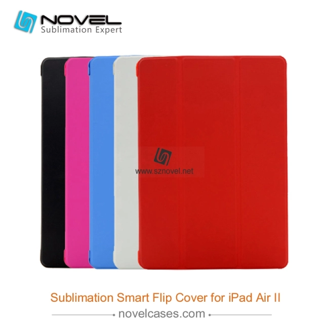For iPad Air II Sublimation Smart Flip Cover