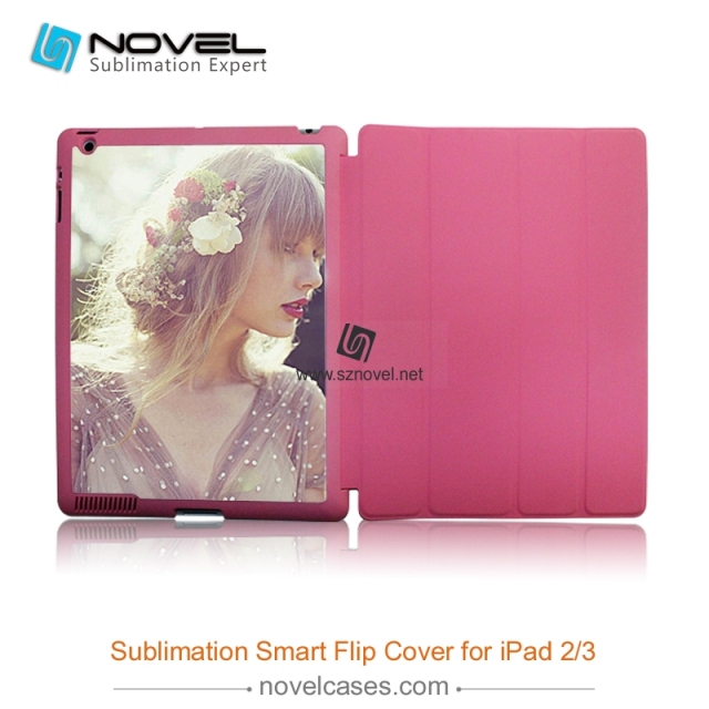 For iPad 2, 3 Sublimation Smart Flip Cover