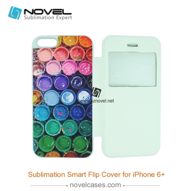 For iPhone 6 Plus Sublimation Smart Flip Cover