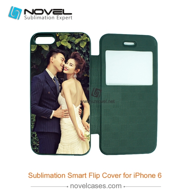 For iPhone 6 Sublimation Smart Flip Cover