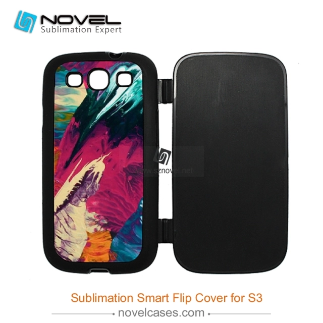 For SAM Galaxy S3 Sublimation Smart Flip Cover