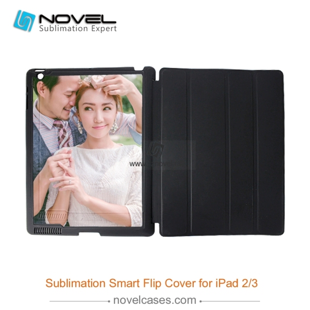 For iPad 2, 3 Sublimation Smart Flip Cover