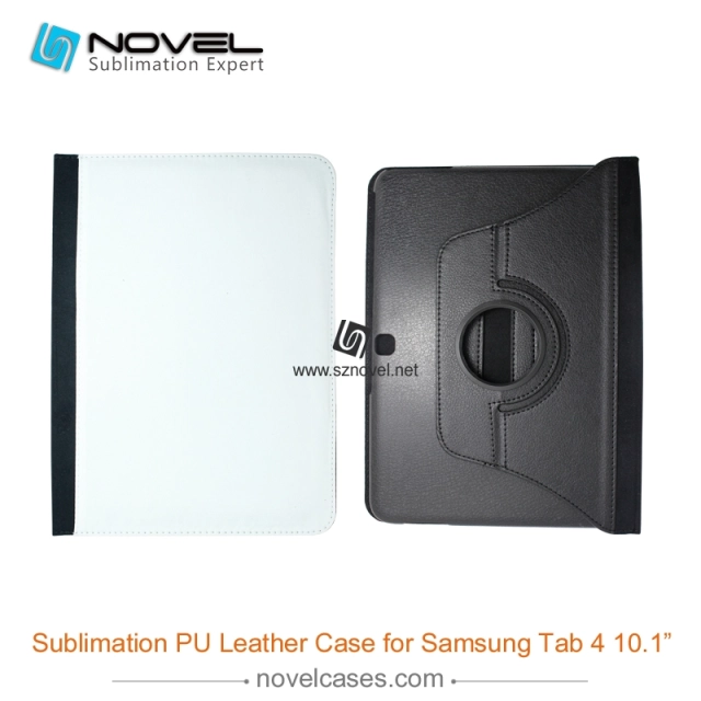 For Sam sung Galaxy Tab 4 10.1&quot; Sublimation Leather Wallet, Rotate Leather Case