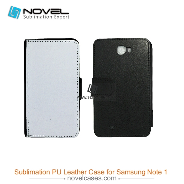 For Sam sung Galaxy Note 1 I9220 Sublimation Leather Case, Leather Phone Wallet