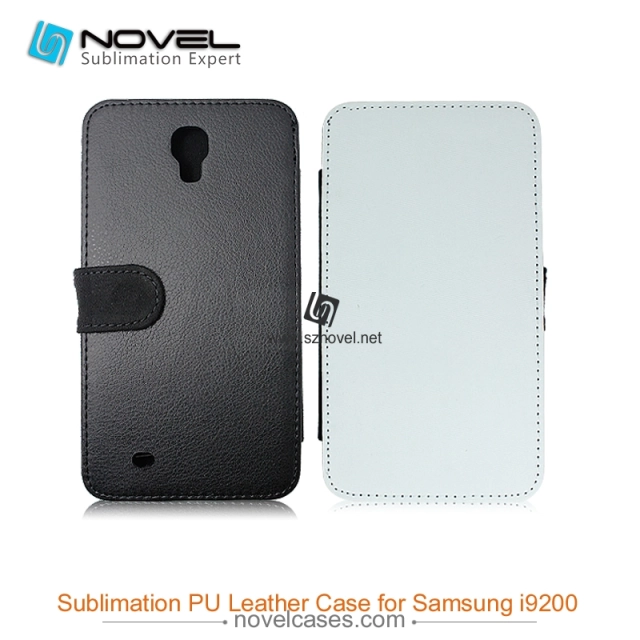 For Sam sung Galaxy Mega I9200 Sublimation Leather Case, Leather Phone Wallet