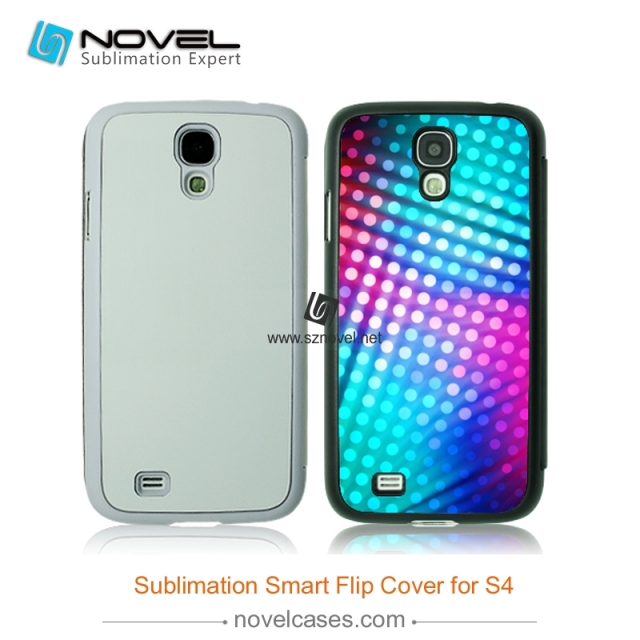 For SAM Galaxy S4 Sublimation Smart Flip Cover