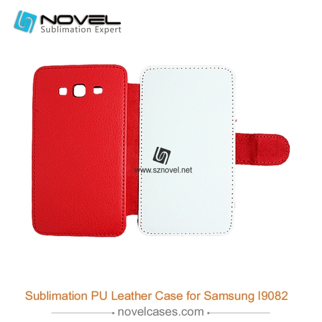 For Sam sung Galaxy Grand I9082 Sublimation Leather Case, Leather Phone Wallet