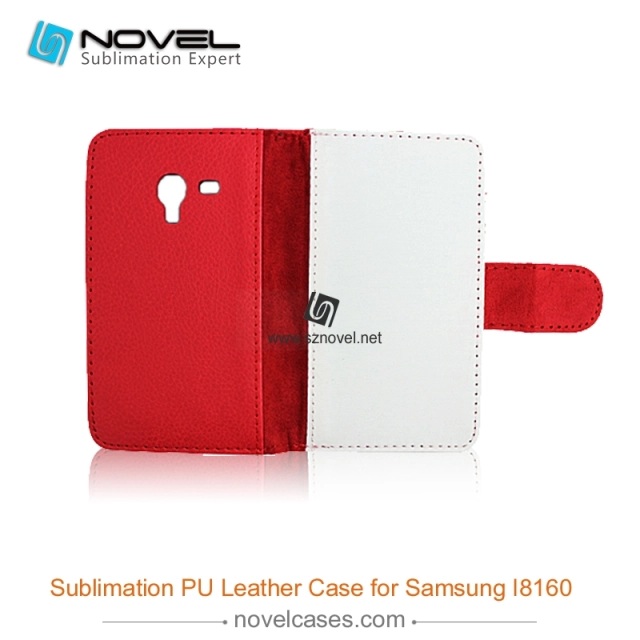 For Sam sung Galaxy ACE 2 I8160 Sublimation PU Leather Phone Case, PU Phone Wallet