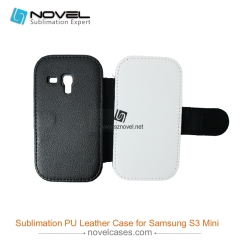 For Sam sung Galaxy S3 Mini Sublimation PU Leather Phone Case, PU Phone Wallet