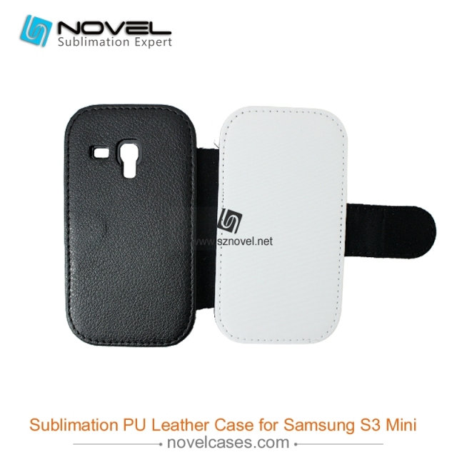 For Sam sung Galaxy S3 Mini Sublimation PU Leather Phone Case, PU Phone Wallet