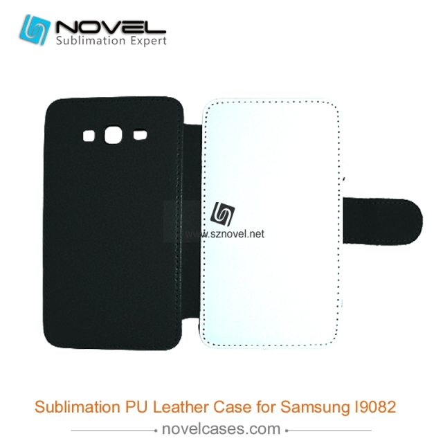 For Sam sung Galaxy Grand I9082 Sublimation Leather Case, Leather Phone Wallet