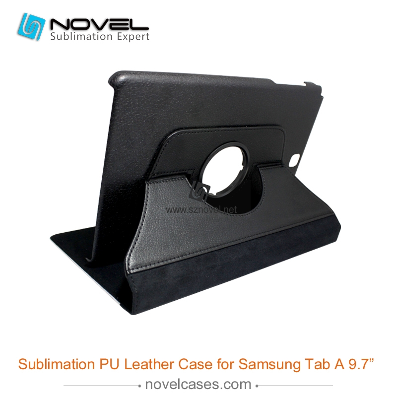 For Sam sung Galaxy Tab A 9.7" Sublimation Leather Wallet, Rotate Leather Case