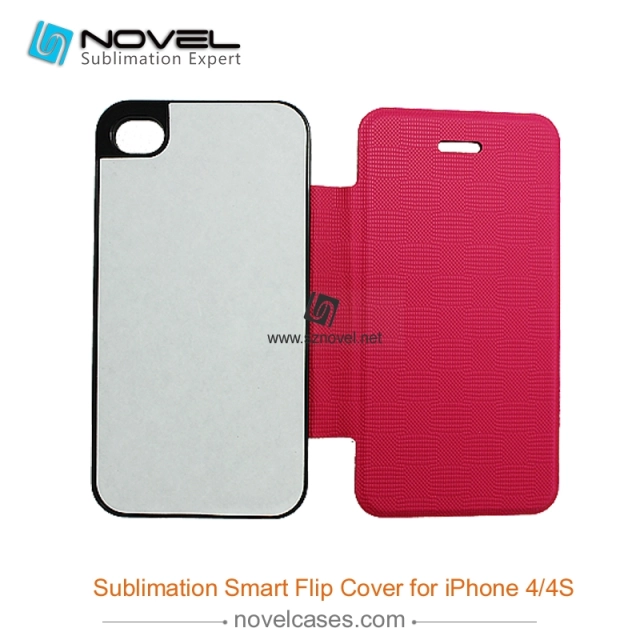 For iPhone 4 /4S Sublimation Smart Flip Cover