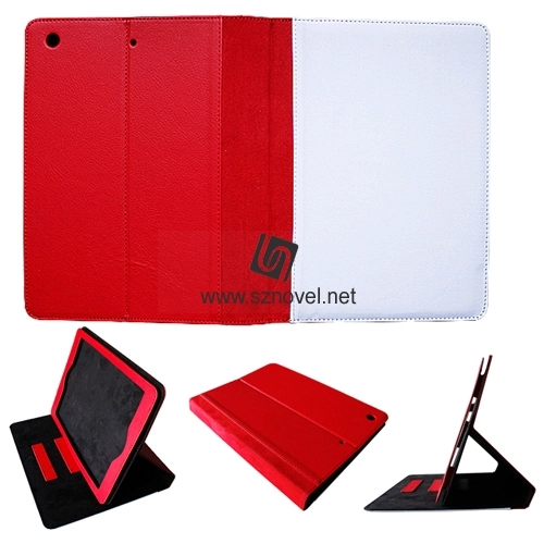 For iPad Air Sublimation PU Leather Case, Rotate Leather Cover Case for iPad Air