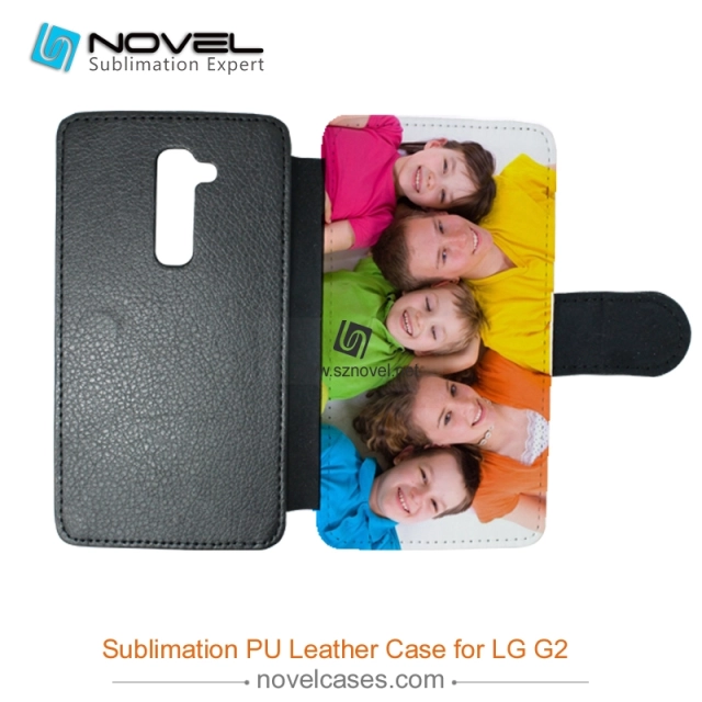 For LG G2 Sublimation Leather Wallet, Blank PU Leather Phone Case