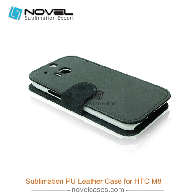 For HTC One X Sublimation Leather Wallet, Blank PU Leather Phone Case