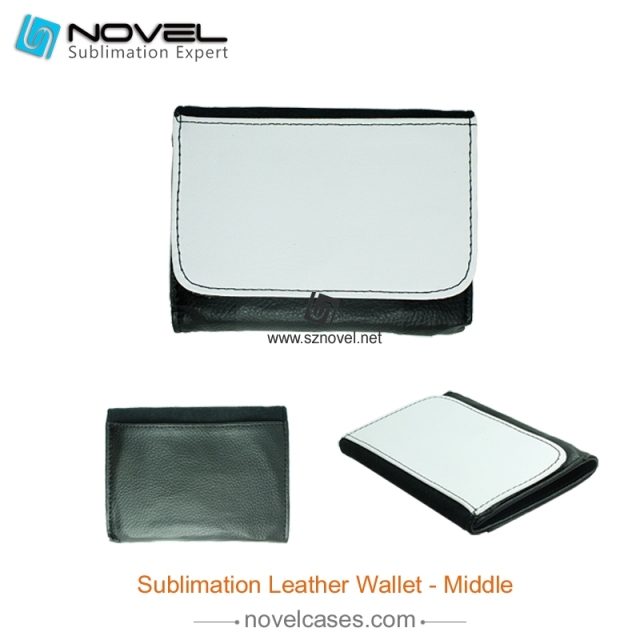 Sublimation Leather Wallet / Purse - Middle