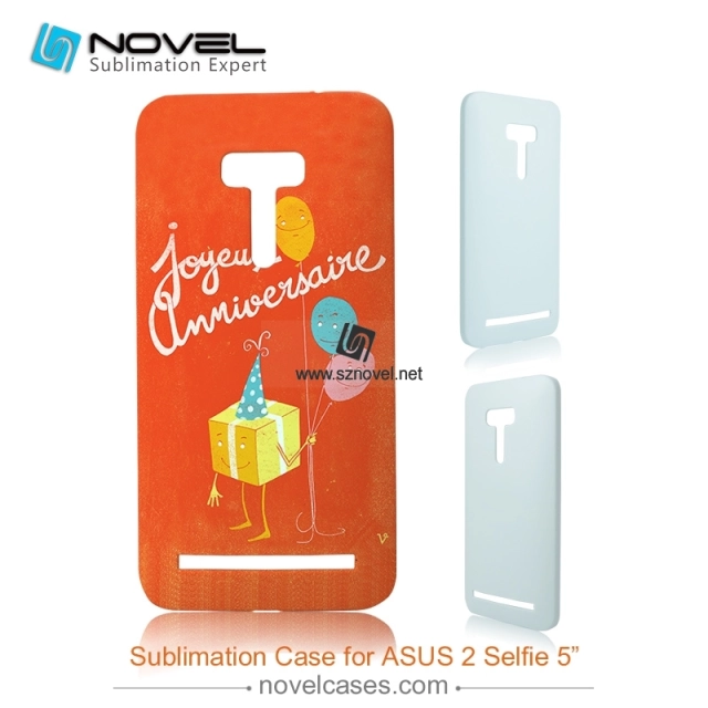 3D Sublimation Phone Case for Asus Zonfone 2 selfie