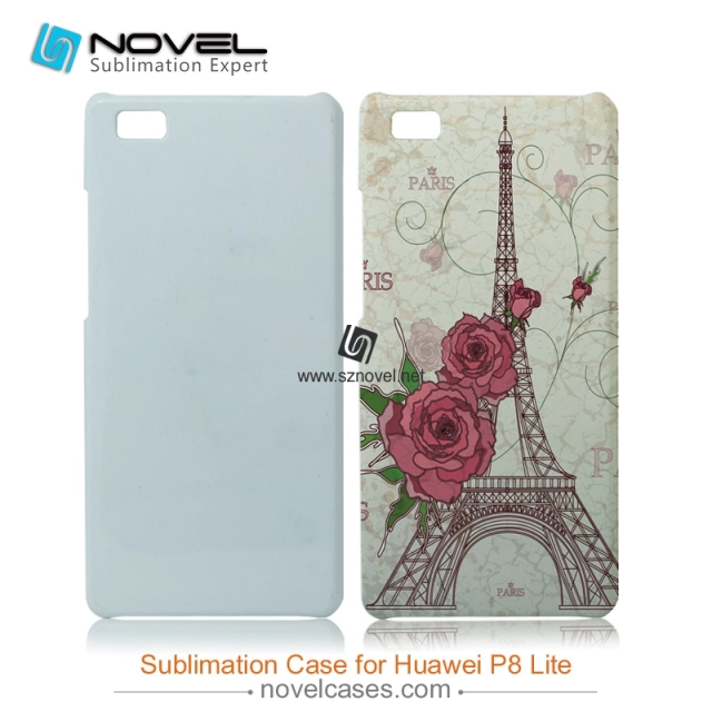 For Huawei P8 Lite Sublimation 3D Blank Plastic Phone Case