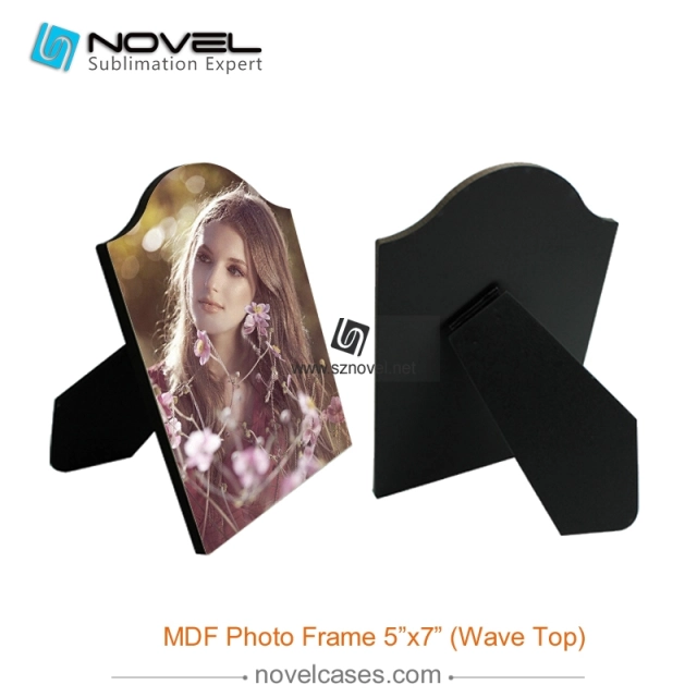 Sublimation MDF Photo Board (Wave Top) 5&quot; x 7&quot;