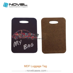 Sublimation MDF Luggage Tag