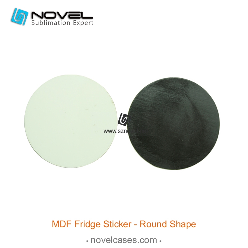 Sublimation MDF Fridge Sticker - Round
