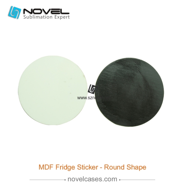 Sublimation MDF Fridge Sticker - Round