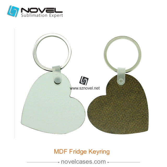 Sublimation MDF Keytag - Heart Shape