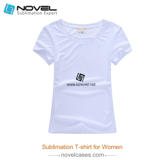 Sublimation Blank Polyester T-shirt for Women