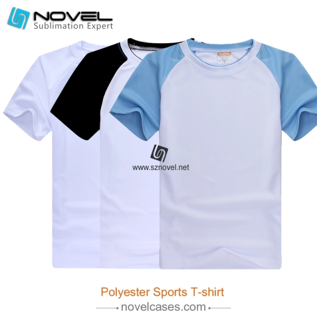 Sublimation Polyester Sports T-Shirt For Men/Women/Children