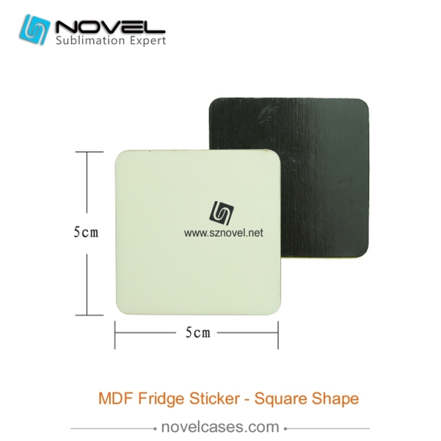 Sublimation MDF Fridge Sticker - Square