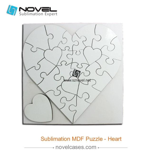 Sublimation MDF Puzzle - Heart